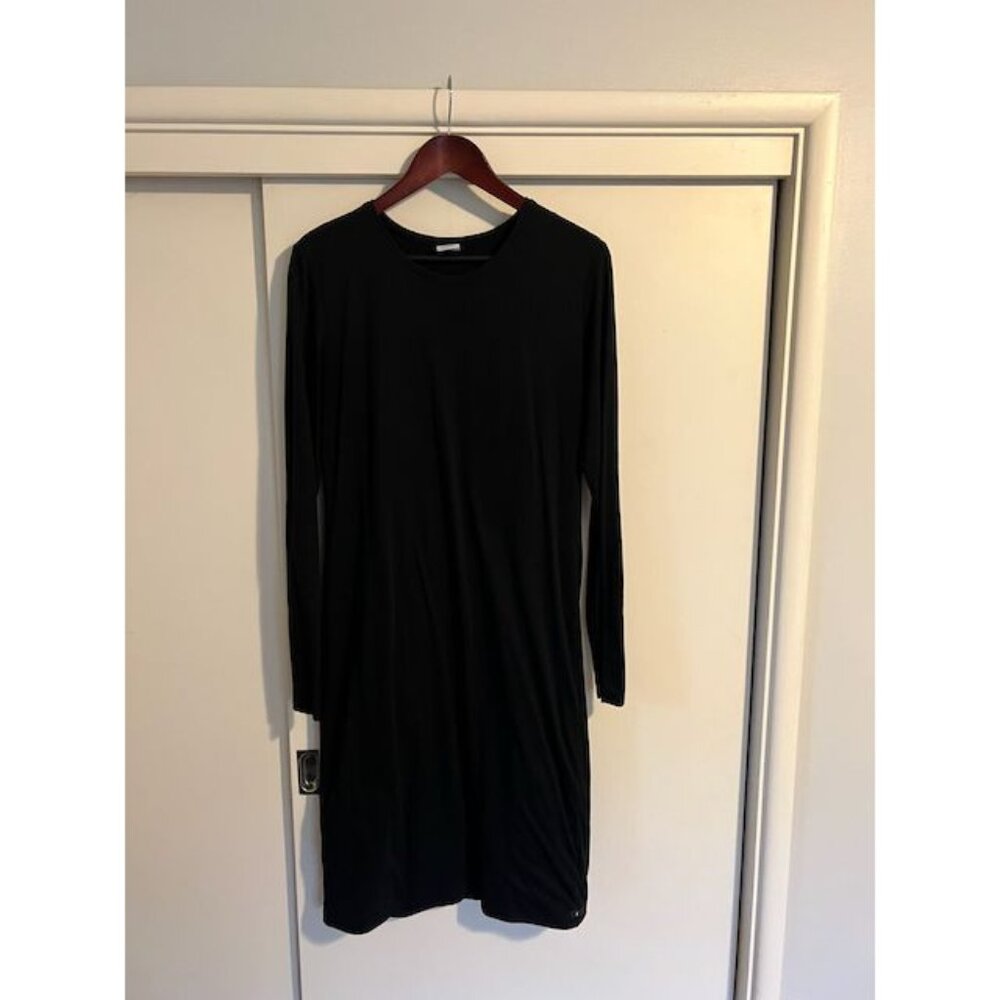 Hurley Long-Sleeve Black Dress